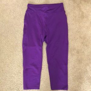 Pop Fit Purple Jane Crops